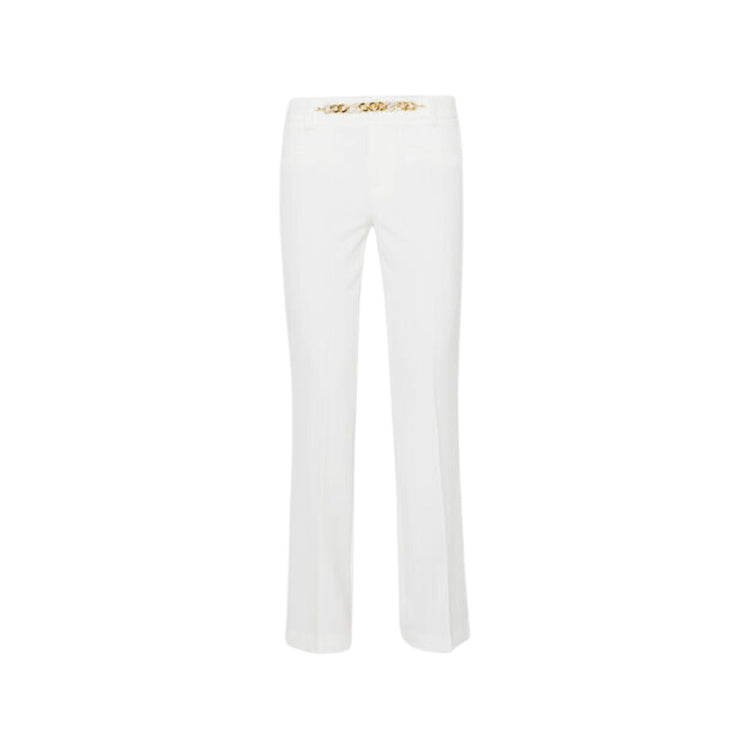 Pantaloni Stretch Donna Bianco