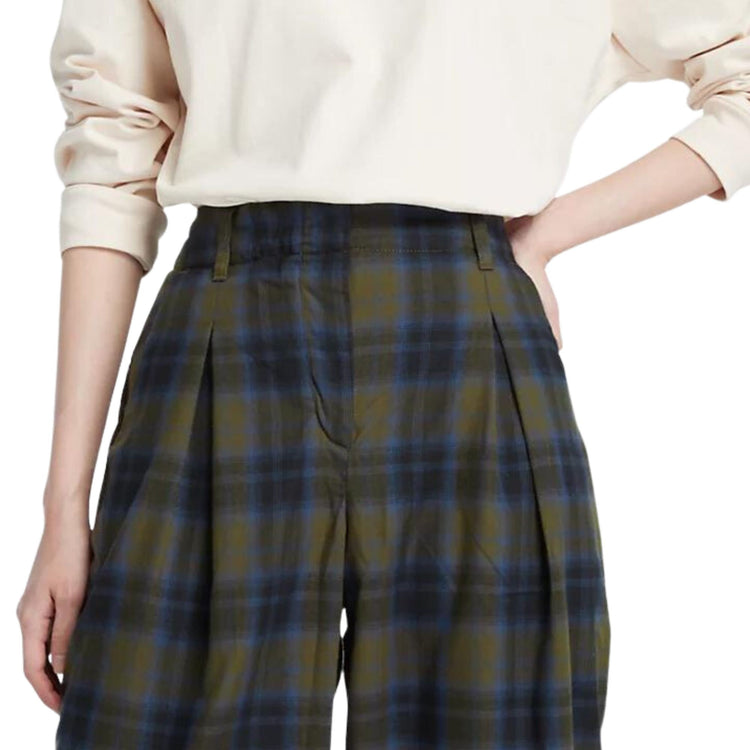 Pantalone Donna con fantasia scozzese