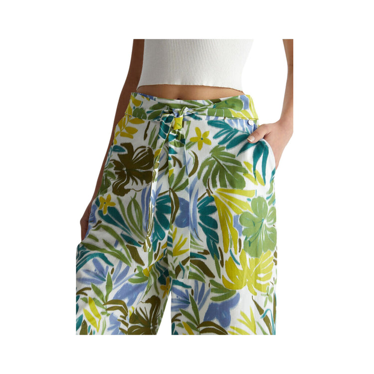 Pantalone Donna floreale ecosostenibile