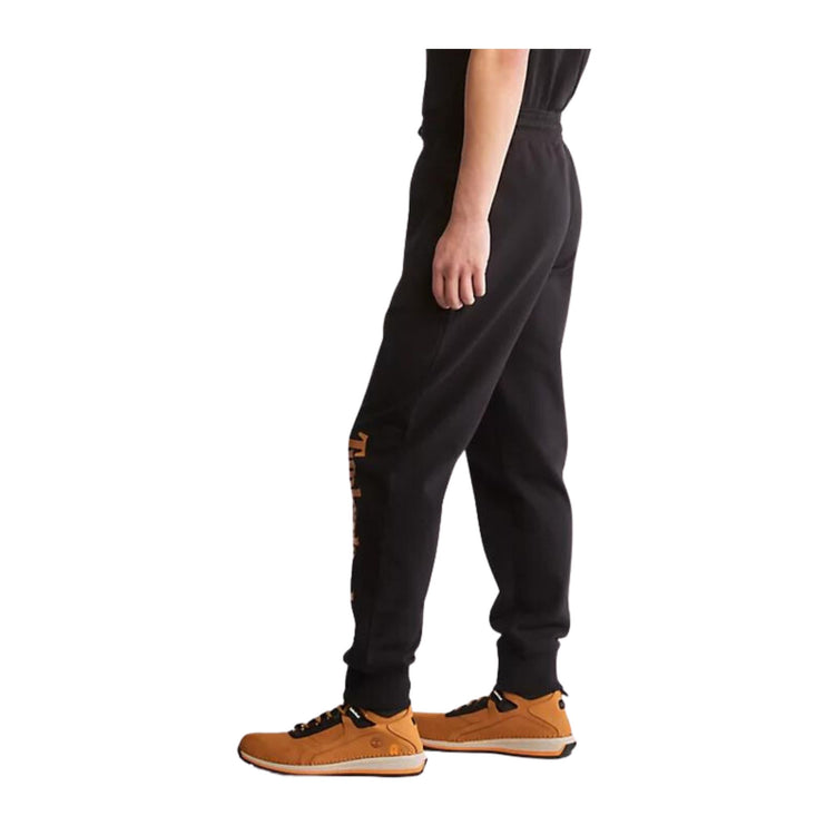 Men's jogger-style fleece trousers