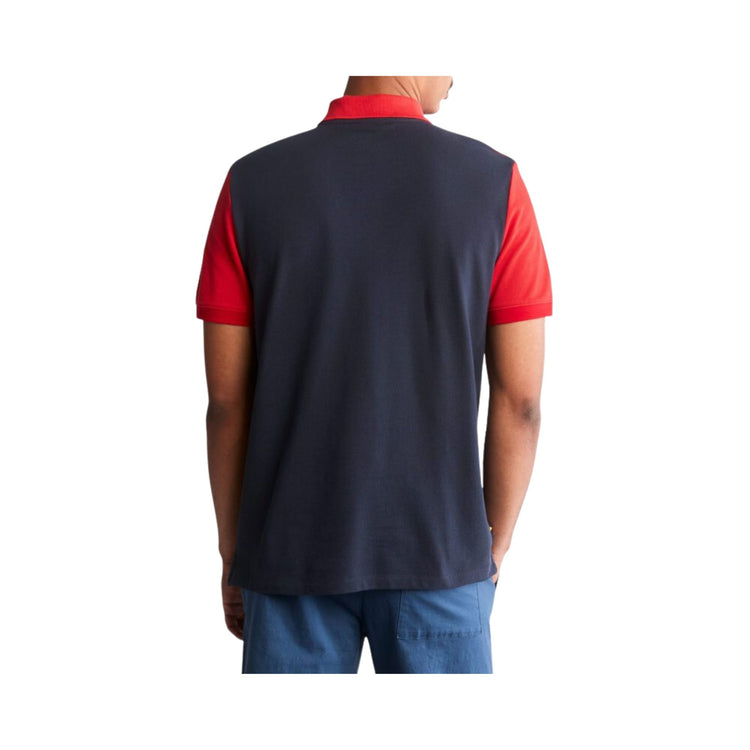 Polo colour block pour hommes