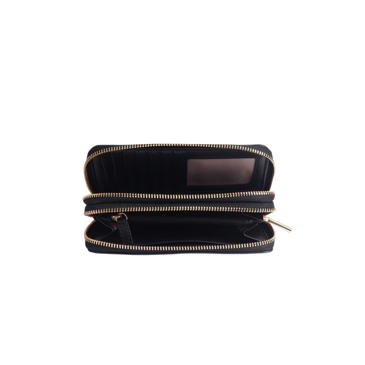 Portefeuille femme avec double zip