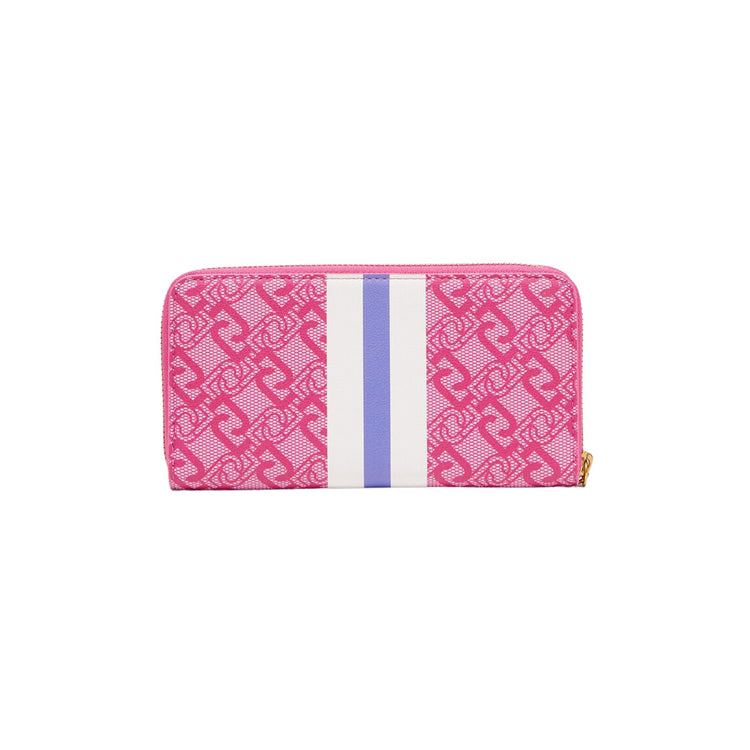 Women's wallet with logo motif
