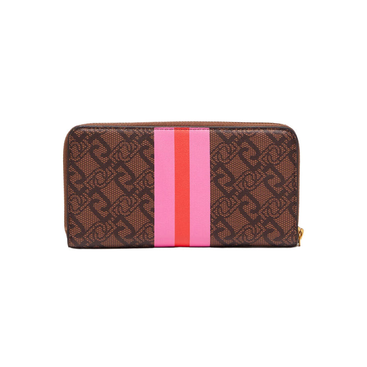 Women's wallet with logo motif