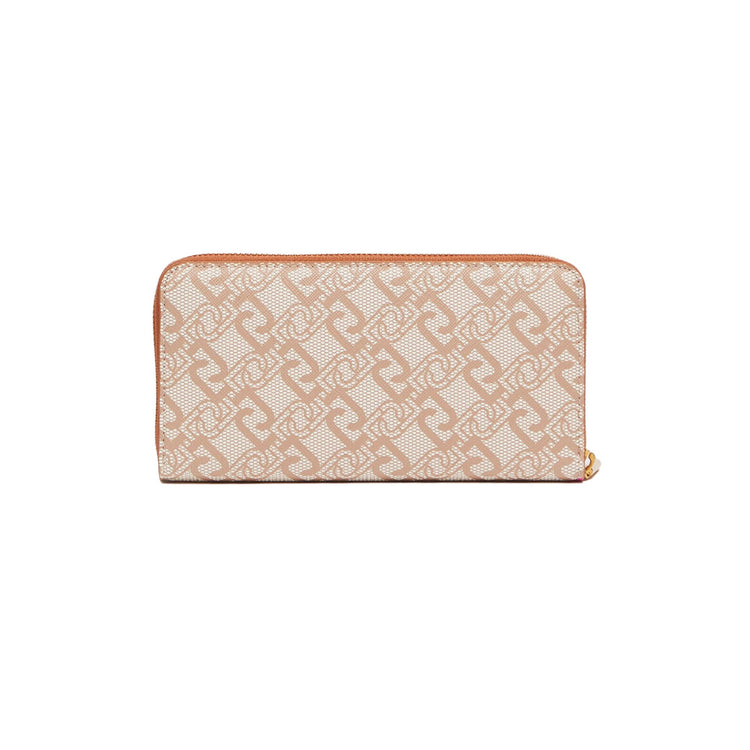 Portefeuille femme aux imprimés contrastés