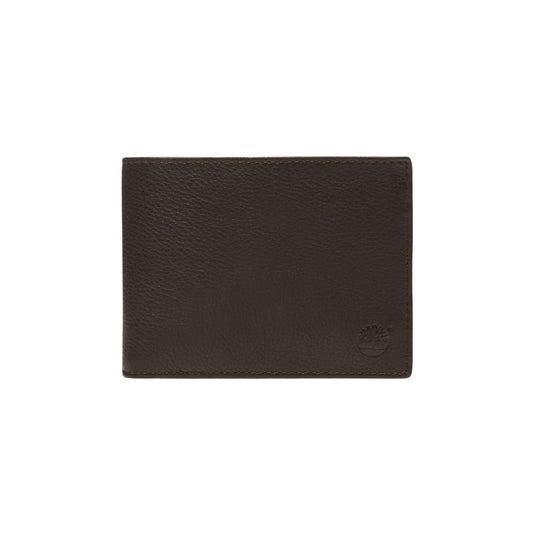 Men's wallet in single-color leather