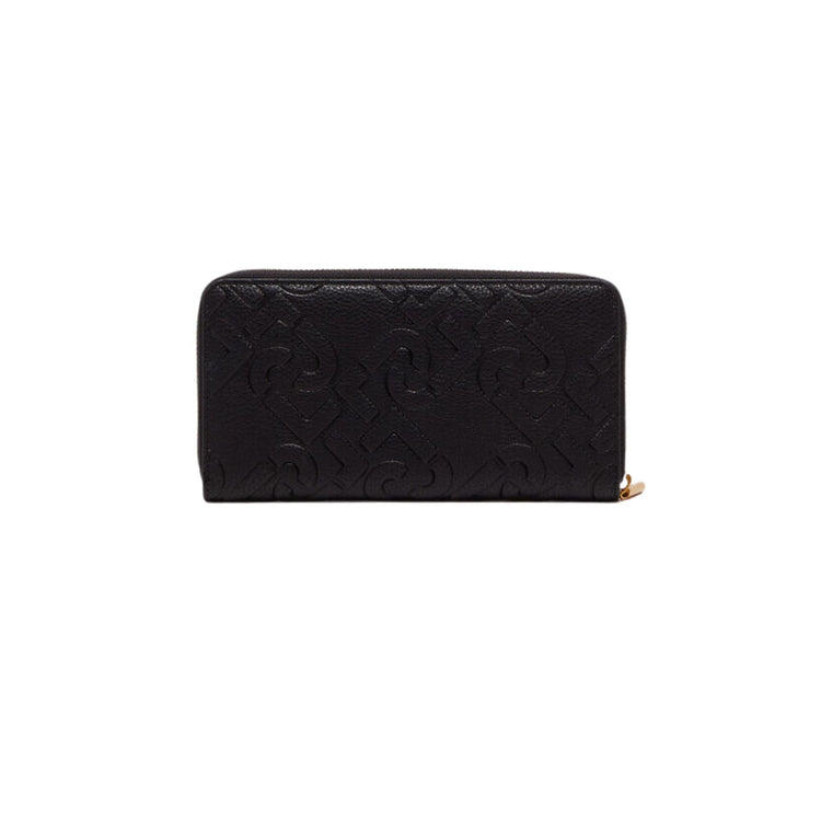 Women's wallet with logo print