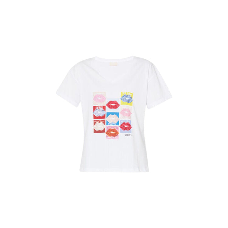 T-shirt femme imprimé lèvres