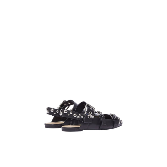 Ballerine slingback Donna in pelle nera