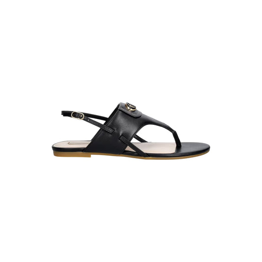 Sandali infradito Donna in pelle nera