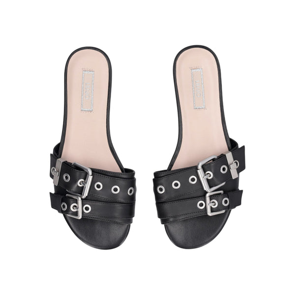 Ciabatte Donna con fibbie in metallo
