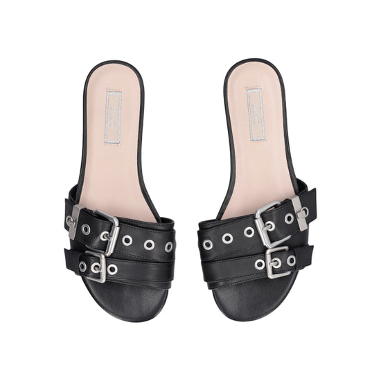 Ciabatte Donna con fibbie in metallo