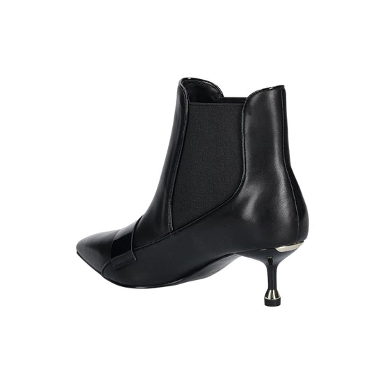 Stivaletti Donna con inserto elastico e tacco