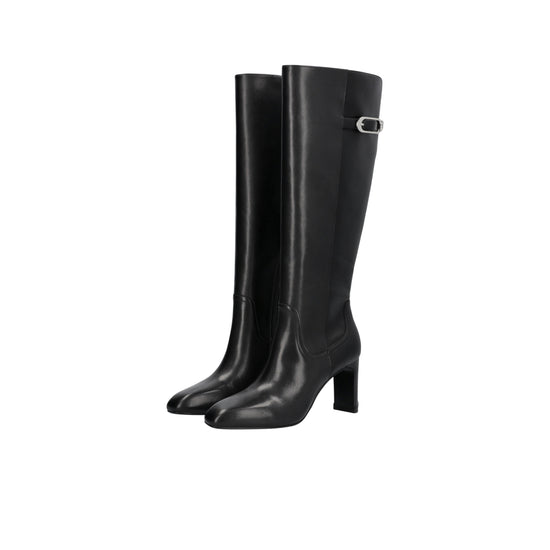 Stivali alti Donna con tacco largo Nero
