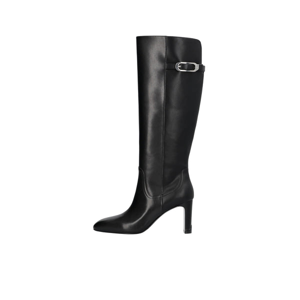 Stivali alti Donna con tacco largo Nero