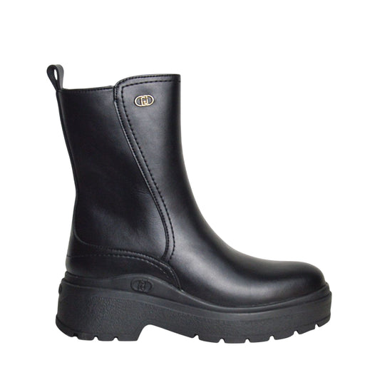 Stivaletti Donna con suola platform Nero