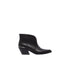 Stivaletti texani Donna in pelle nera