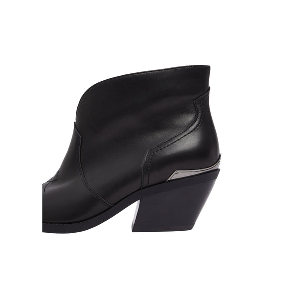 Stivaletti texani Donna in pelle nera