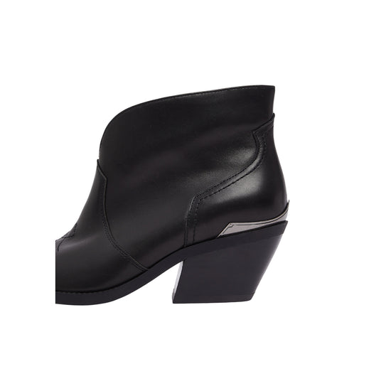 Stivaletti texani Donna in pelle nera