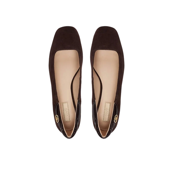 Ballerine Donna in camoscio marrone