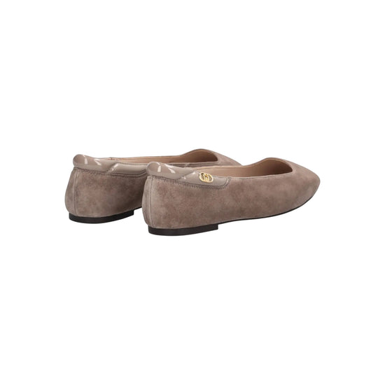Ballerine Donna in camoscio beige