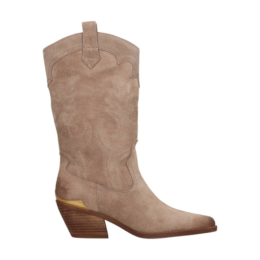 Stivale Donna modello texano, con gambale ricamato