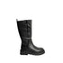 Stivale Donna alto con zip Nero