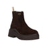 Stivaletto Donna in suede marrone scuro