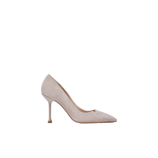 Décolleté Donna in camoscio beige
