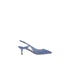 Slingback Donna con strass all over