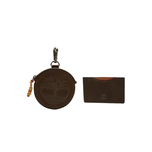 Men's leather key ring and coin purse kit