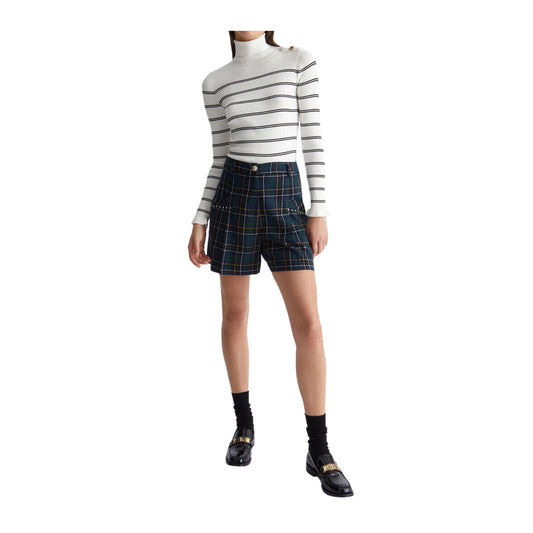 Shorts Donna con motivo tartan