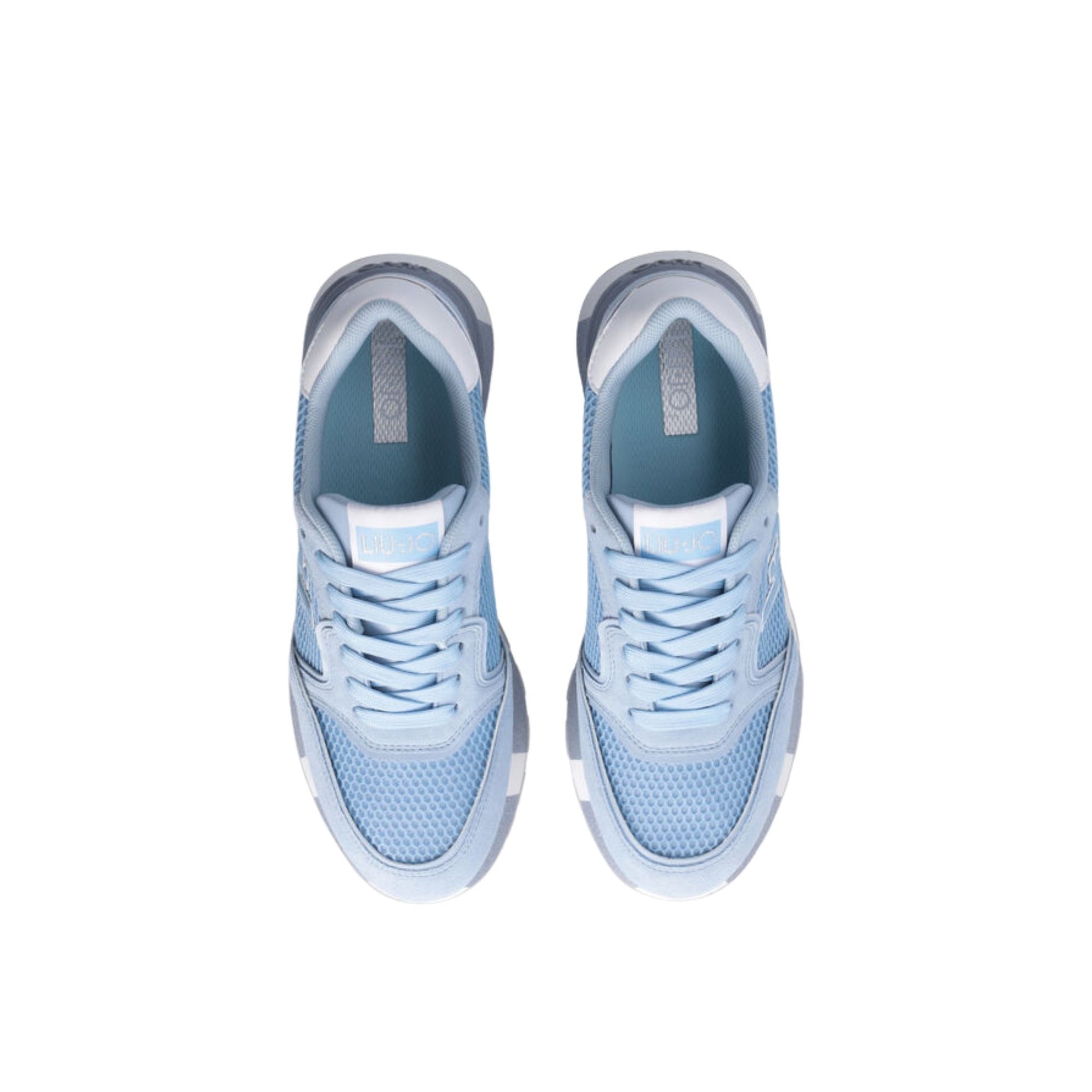 Immagine superiore Sneakers con lacci colore Azzurro
