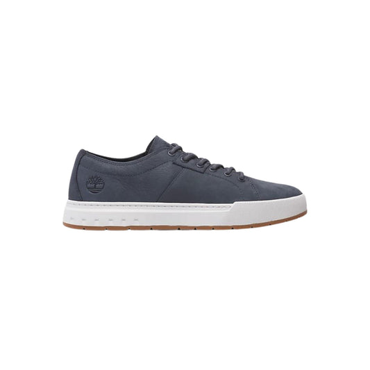 Sneakers in pelle con lacci colore Blu