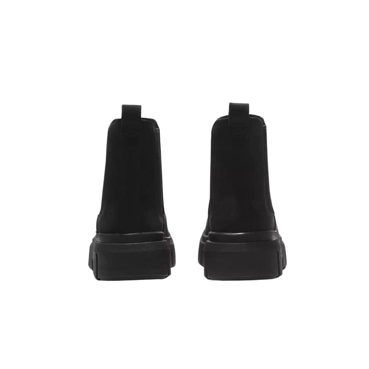 Bottines femme avec empiècements élastiqués