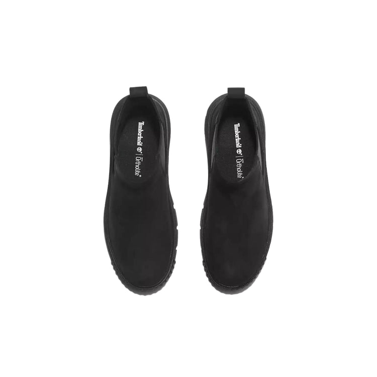 Bottines femme avec empiècements élastiqués