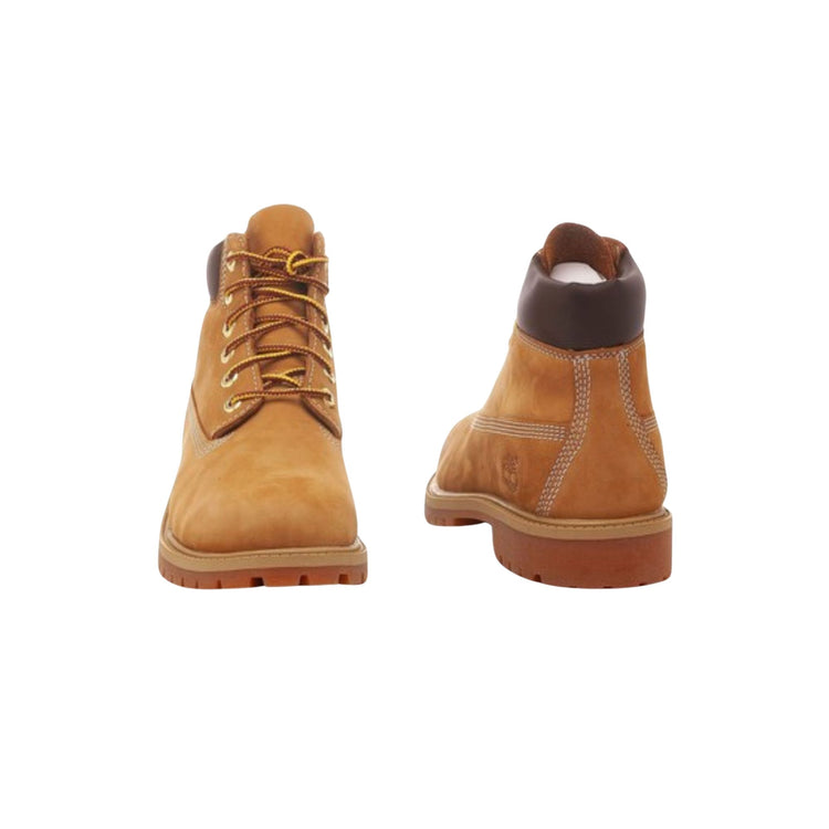 Children's boots with leather notch