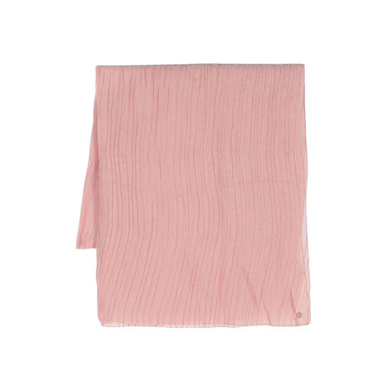 Stola plissettata semitrasparente colore Rosa