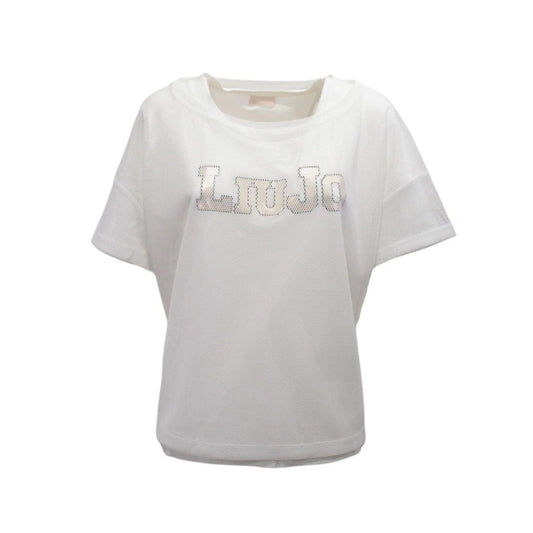 T-shirt femme avec logo sur le devant