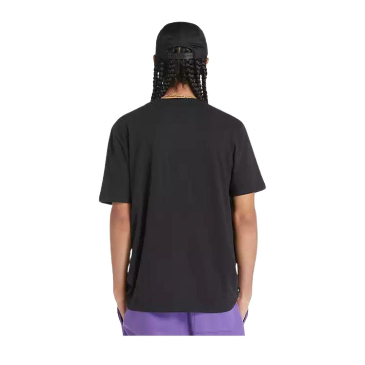 T-shirt Uomo Nera Logo Albero Kennebec River modello retro