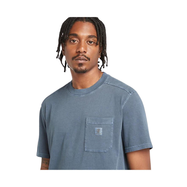 T-shirt Uomo Merrymack River, a girocollo, con tasca applicata