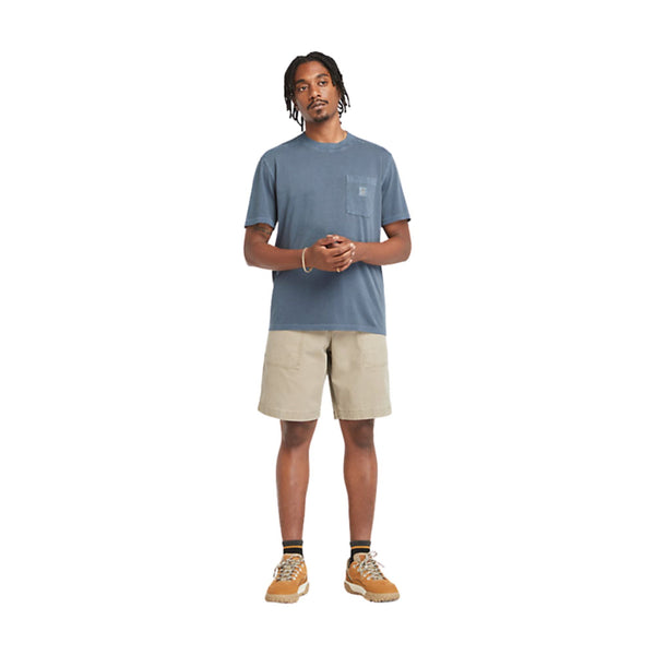 T-shirt Uomo Merrymack River, a girocollo, con tasca applicata