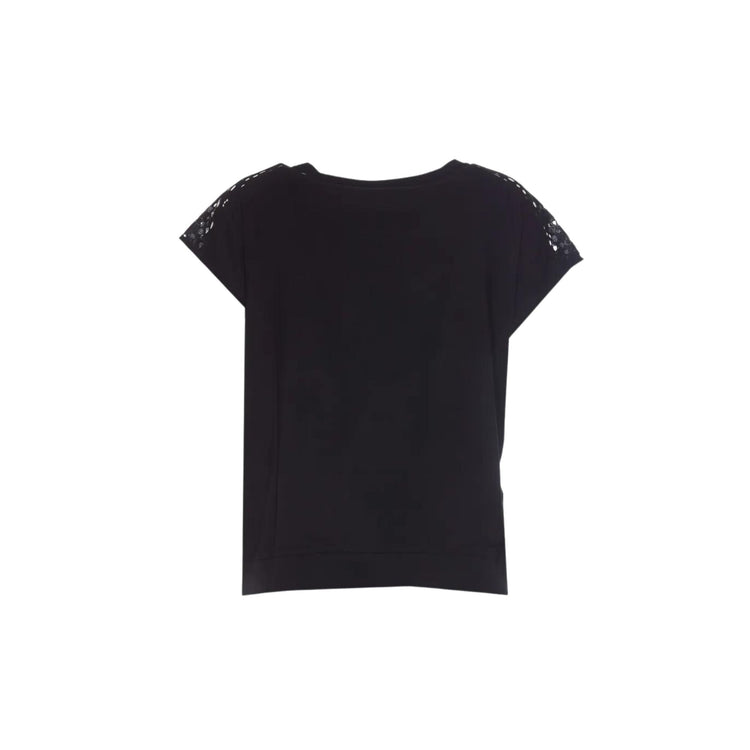 T-shirt femme détails dentelle