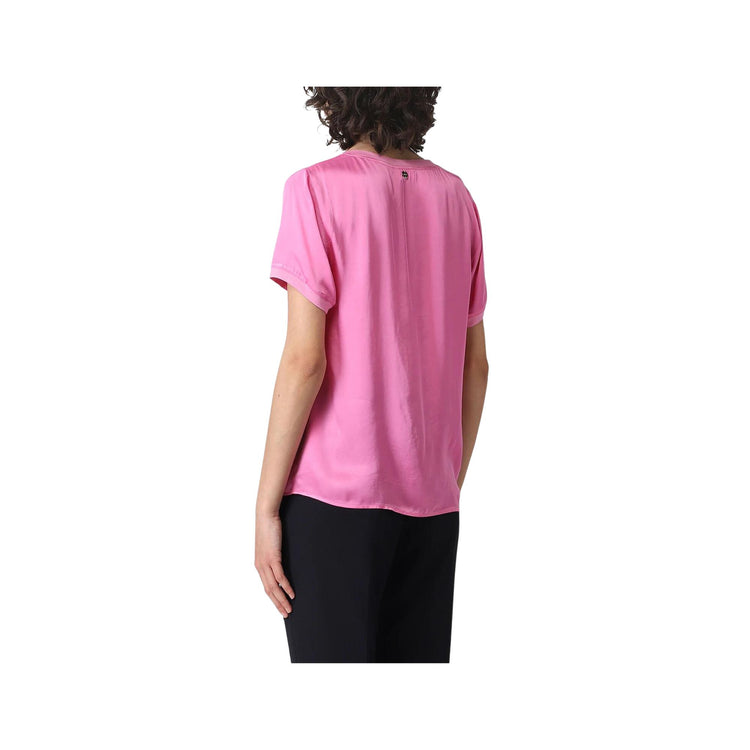 Women's blouse with V-neck