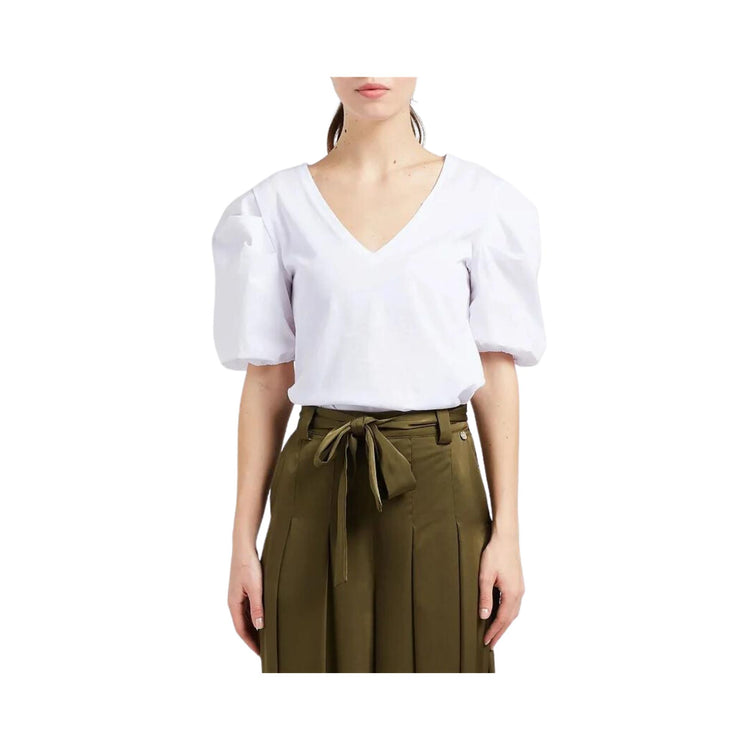 Top femme manches ballon