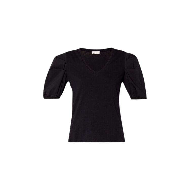 Top femme manches ballon