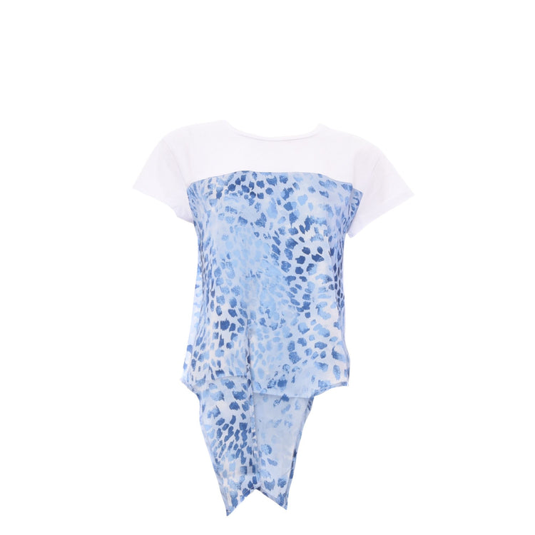 T-shirt femme avec écharpe nouée