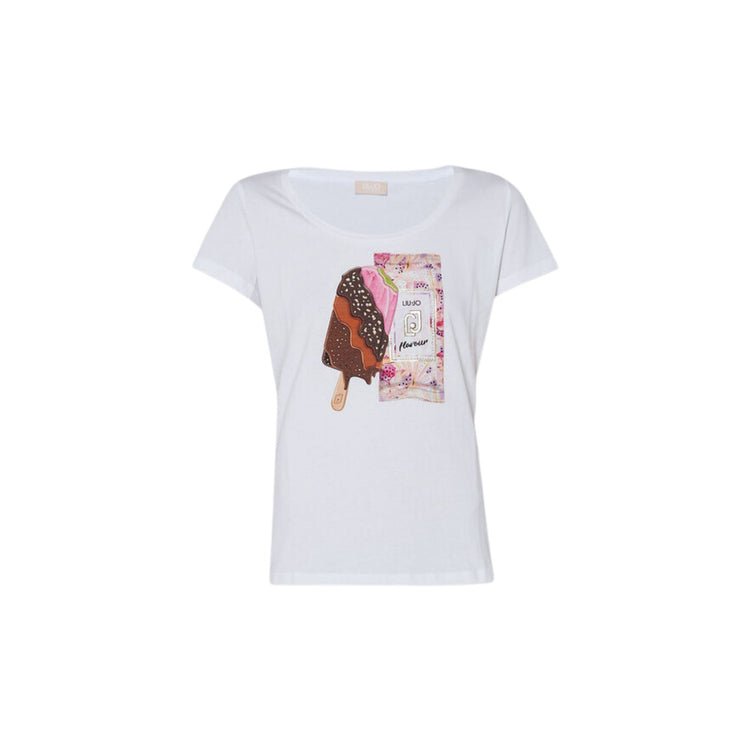 T-shirt femme imprimé glace
