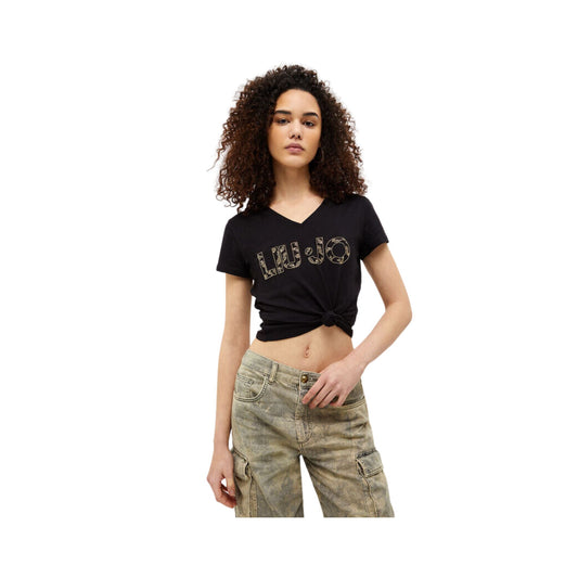 Women's T-shirt with lettering logo