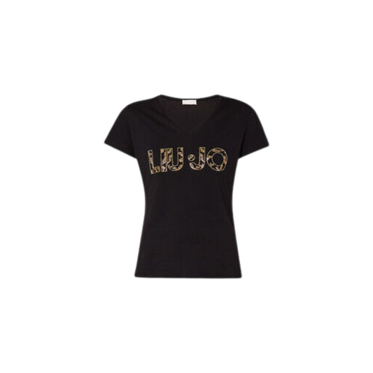 Women's T-shirt with lettering logo